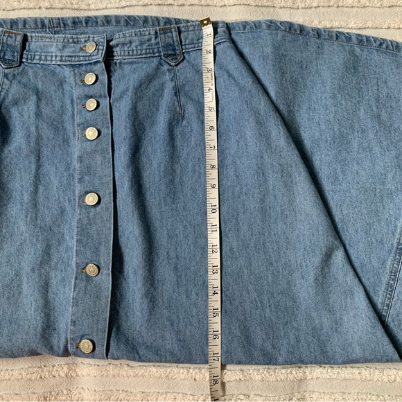Vintage J. G. Hook Jeans Wear Women’s Full length, Denim Skirt. Size 14 - Picture 5 of 10